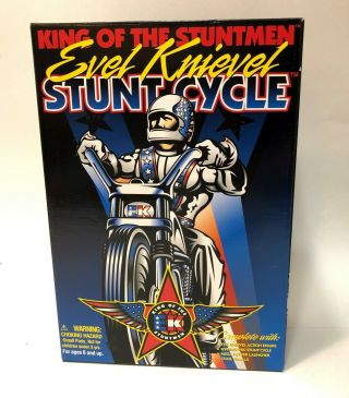 1998 Evel Knievel King Of The Stuntmen Stunt Cycle Playing Mantis Nib