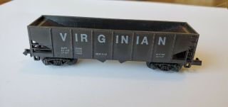 Virginian N Scale Black Hopper,  Arnold Rapido,  Made In West Germany