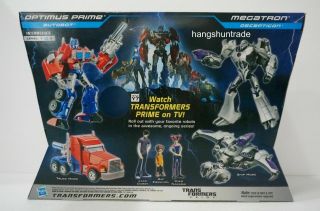 Transformers Prime Optimus vs Megatron Hasbro First Edition Figure Pack with DVD 2