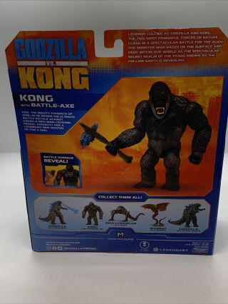 Godzilla vs Kong Movie Monsterverse - KING KONG Action Figure w/ Battle Axe 2
