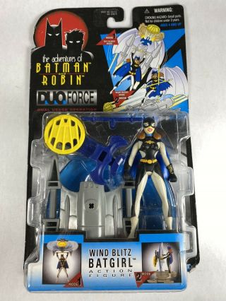 Wind Blitz Batgirl Duo Force Racer Kenner 1997 Batman The Animated Series Dc