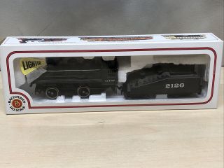 Bachmann Ho Scale At&sf Steam Engine 0 - 6 - 0 And Tender 2126