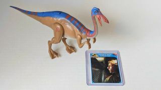 Jurassic Park 1994 Electronic Gallimimus Dino Screams Figure Kenner W/ Card Rare