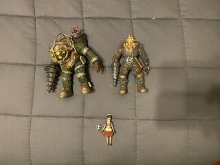 Bioshock Big Daddy Subject Delta Little Sister Collector Figure