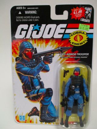 2007 Hasbro G.  I Joe Cobra 25th Anniversary Anti - Armor Bazooka Trooper Figure Moc