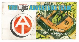 Gi Joe At Fate Of The Trouble - Shooter Comic Book 1974 Hasbro 7450