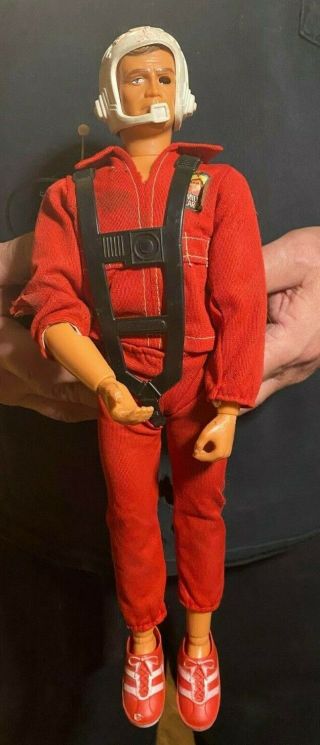 1973 Kenner Steve Austin The Six Million Dollar Man Doll W/ Radio Backpack