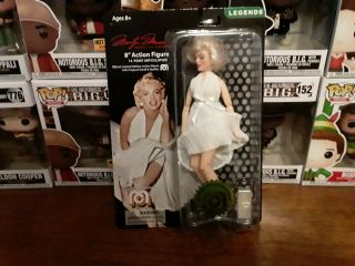 Mego Marilyn Monroe In White Dress 8 " Action Figure 2829 Limited To 10,  000
