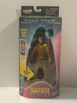 N Playmates Toys Star Trek Captain James Kirk Transporter Series Action Figure