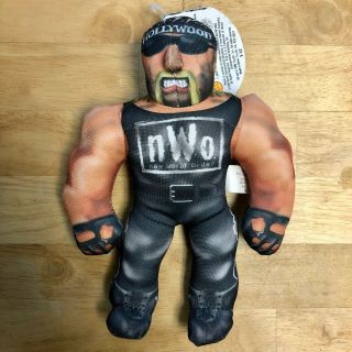 Nwt Body Bashers Hollywood Hulk Hogan 8 " Wrestling Toy Biz Wcw / Nwo