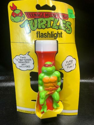 Vtg Teenage Mutant Ninja Turtles 1990 Flash Light Tmnt Flashlight Nos Walmart