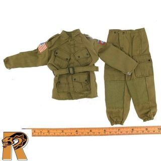 82nd Airborne - Uniform Set 1 Dark W/ Buttons - 1/6 Scale - 21 Century Figures