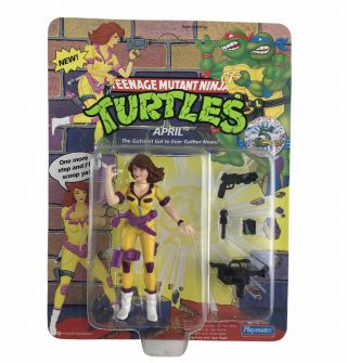 Vintage Ninja Turtles Mutants Turtle Tmnt April Playmate 1992 Action Figure