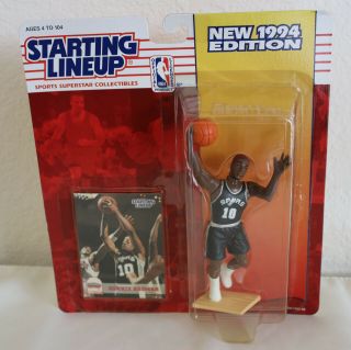 Dennis Rodman - 1994 Starting Lineup - San Antonio Spurs - Basketball - Red Hair