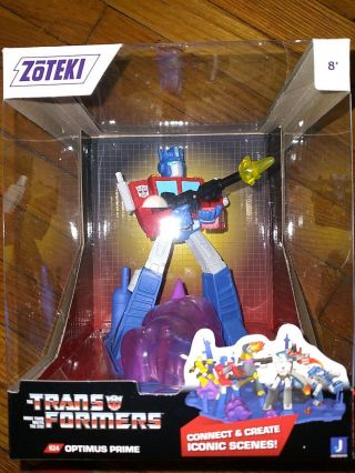 Jazwares Zoteki G1 Optimus Prime 24 Transformers Connect Create Scenes Figure