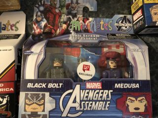 Marvel Avengers Mini Mates Black Bolt & Medusa
