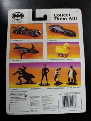 ERTL Batman Returns,  BAMOBILE,  Die - Cast Metal Car 1991 3