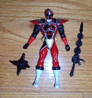Bandai Power Rangers Ninja Steel Red Ranger 5 " Action Figure
