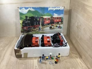Vintage Playmobil Railroad Passenger Train 4002 Track Lgb Almost Complete G Scal