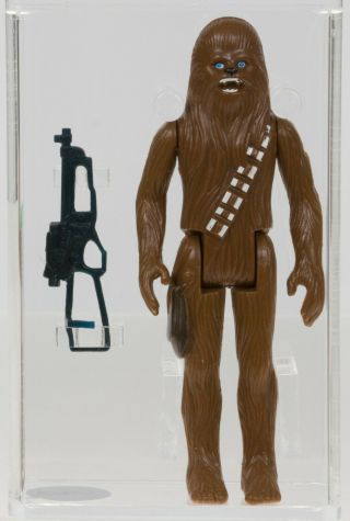 Star Wars 1977 Vintage Kenner Chewbacca (hk) Loose Action Figure Afa 80,