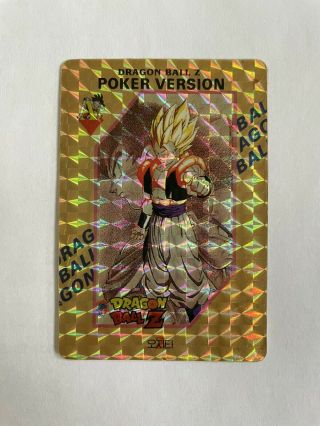2 Dragon Ball Z Anime Vintage Poker Version Hologram Card Rare Collectibles Goku 2