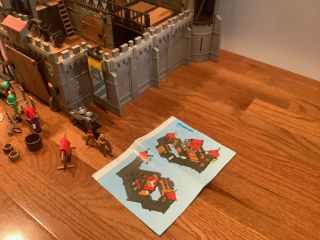 Vintage Geobra Playmobil Kings Castle Knights Set 3666 Medieval Nearly Complete 4