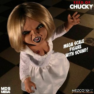 Tiffany Seed Of Chucky Talking 15 " Mega Scale Doll Mezco Mds Horror