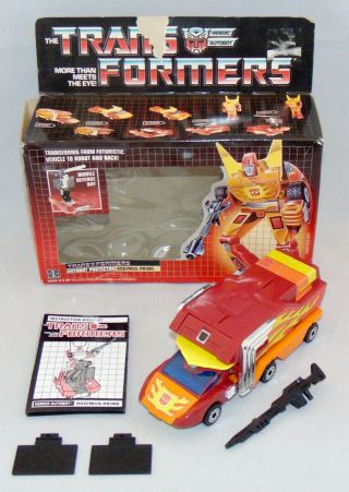 Vintage 1986 Hasbro G1 Transformers Rodimus Prime Complete