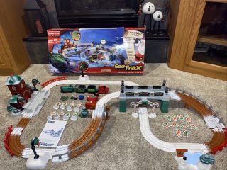 Fisher Price Geotrax North Pole Express Christmas In Toy Town Train -