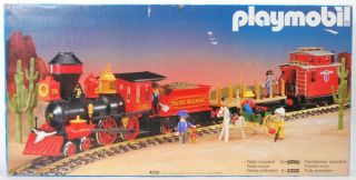 Vintage Playmobil Pacific Railroad Western Train Set G 4034