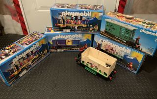 Playmobil G - Scale Train Cars And Track