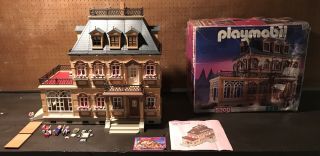 Playmobil Large Victorian Mansion (5300) Dollhouse W/ Box & Instuctions