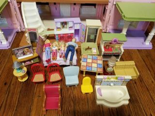 Vintage Fisher Price Loving Family Doll House Furniture And Figure
