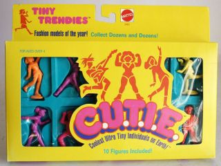 Vintage 1986 Mattel C.  U.  T.  I.  E.  Tiny Trendies Fashion Models Of The Year