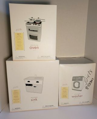 Pottery Barn Kids Set (sink,  Washer And Oven)