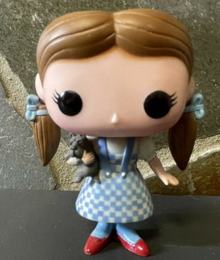Funko Pop Wizard Of Oz Dorothy And Toto 07 Rare Vaulted - No Box - Pop Only