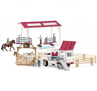 Huge Schleich Fitness Set For The Big Tournament Set 72140 Horse Club 2