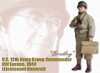 Bradley - Us 12th Army Group Commander - Cyber - Hobby Exclusive - Us Wwii - 1:6