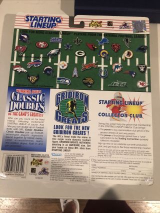 NFL Football Classic Doubles Troy Aikman & Roger Staubach Starting Lineup Figure 2