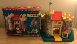 Vintage 1974 Fisher Price Play Family Castle 993