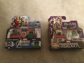 Marvel Avengers Mini Mates Guardians Of The Galaxy & Avengers Assemble Nib