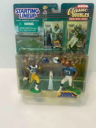 Starting Lineup 2000 Classic Doubles Marshall Faulk And Eddie George