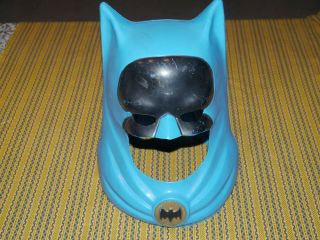 Rare Vintage 1966 Ideal Toy Corp Batman Plastic Halloween Mask Helmet Npp Inc.