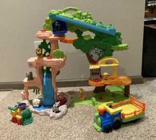 Share & Care Safari By Fisher Price,  Little People Zoo Animals Play Set