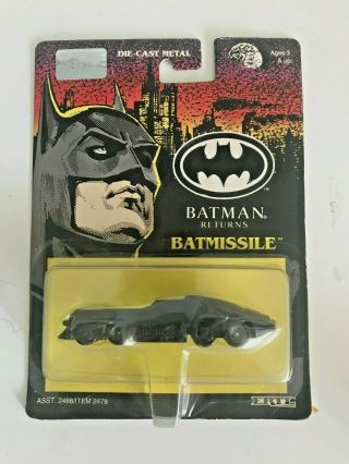 1992 Batmissile Bat Missile Batmobile Batman Returns Die - Cast Metal