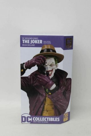 Dc Collectibles Designers Series Brian Bollard The Joker Mini Statue Bnib