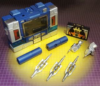 Vintage Hasbro Transformers G1 Decepticon Soundwave Complete W/buzzsaw