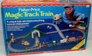 1988 Fisher Price Magic Track Train Set (2320) Complete Exl Cond
