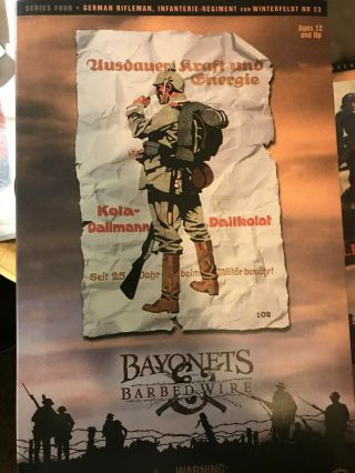Bayonettes & Barbed Wire German Rifleman Infanterie Regiment Von Winte 12 " Figure