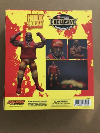 WWE Elite Figure Storm Collectibles Hulk Hogan Ringside Exclusive Hulkamania 2